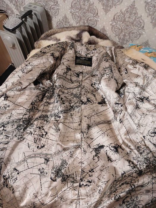 Шуба, белая, размер 44