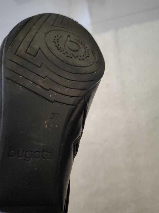 Дамски боти Bugatti, черни, кожа