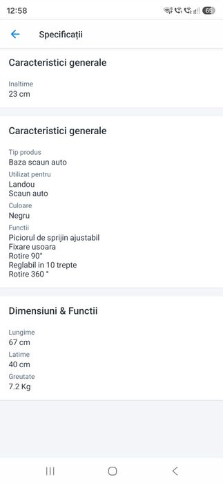 Scaun copii Joie si baza isofix