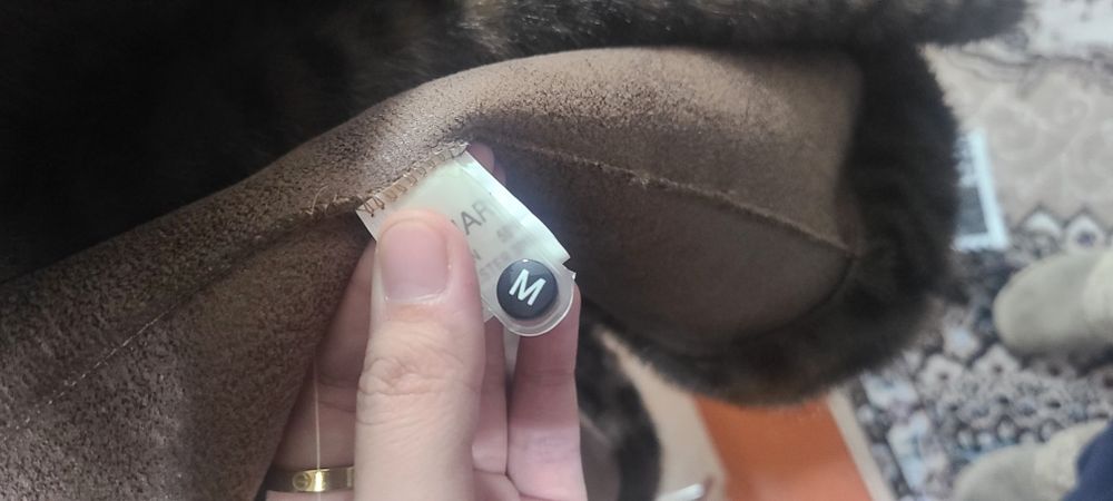 Шуба женская тигровая