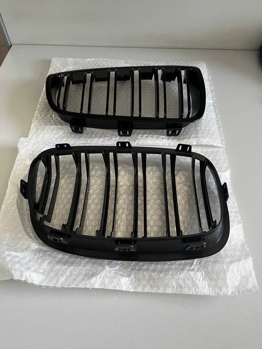 Grile Duble M Radiator Negru Lucios Bmw Seria 1  F20 F21 NFL 2011-2015