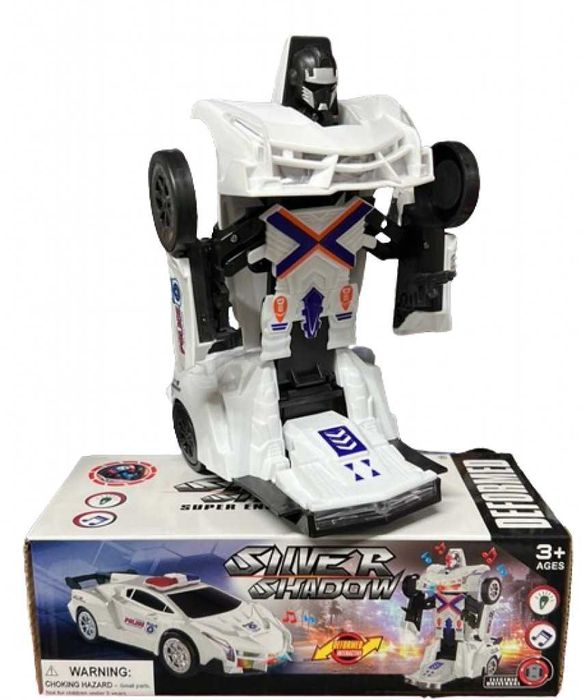 Полицейски трансформер – Бяла кола
