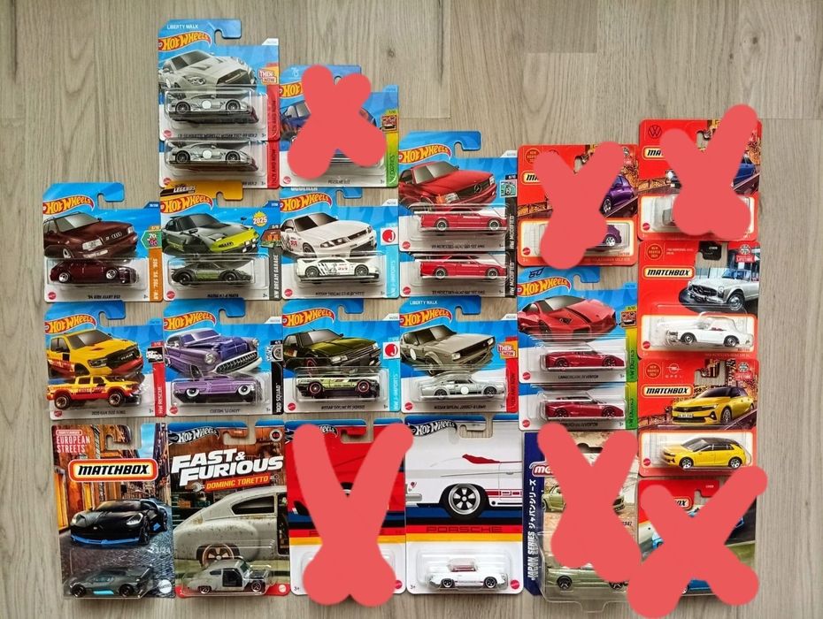 Machete Hot Wheels și Matchbox diverse modele