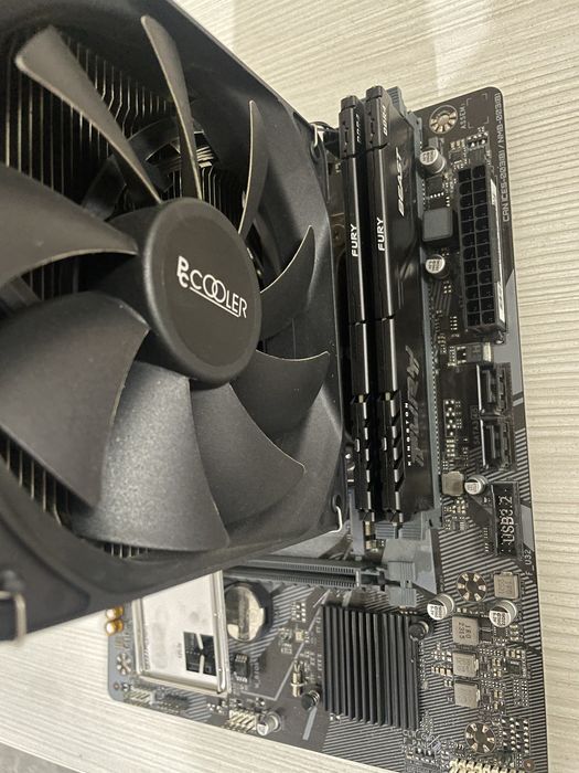 Комплект для сборки ПК I5-12400F+Gigabyte H610MK+KingstonFuryBeast 16
