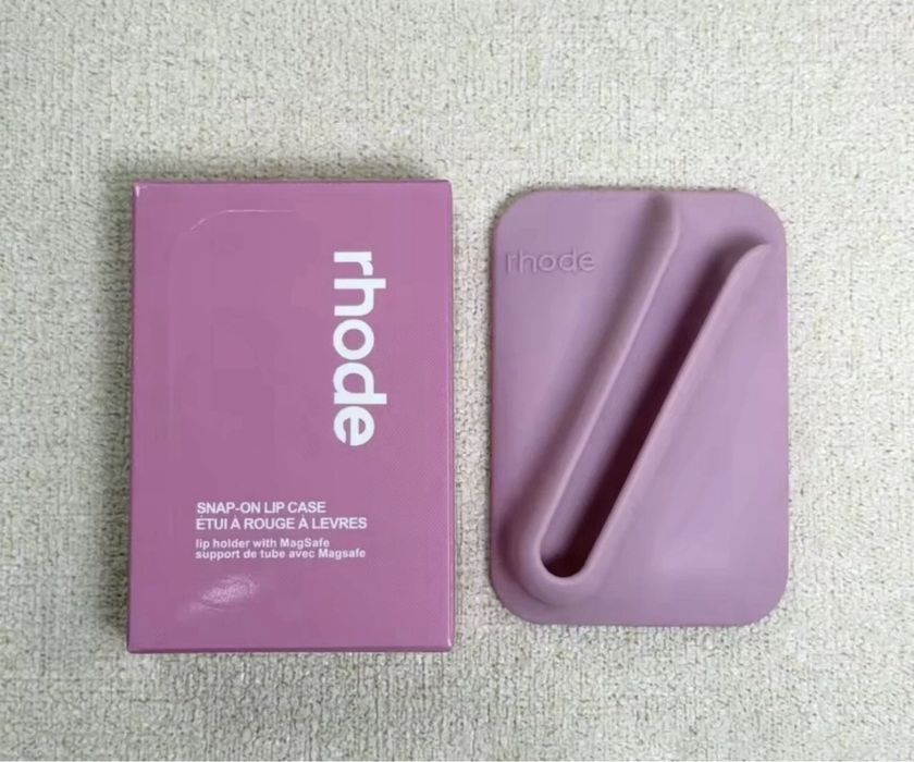 Rhode нов магнитен калъф Snap-On за iPhone MagSafe и rhode гланц Lip Tint