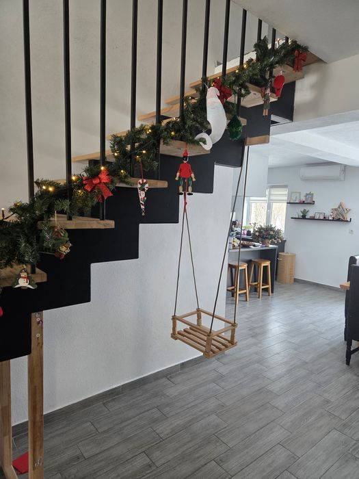 Leagăn lemn masiv de fag