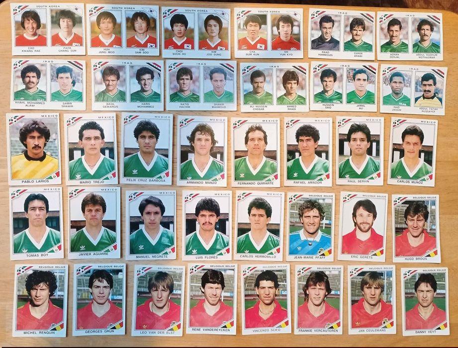 Panini world cup Mexico 86  Espana 82 Панини