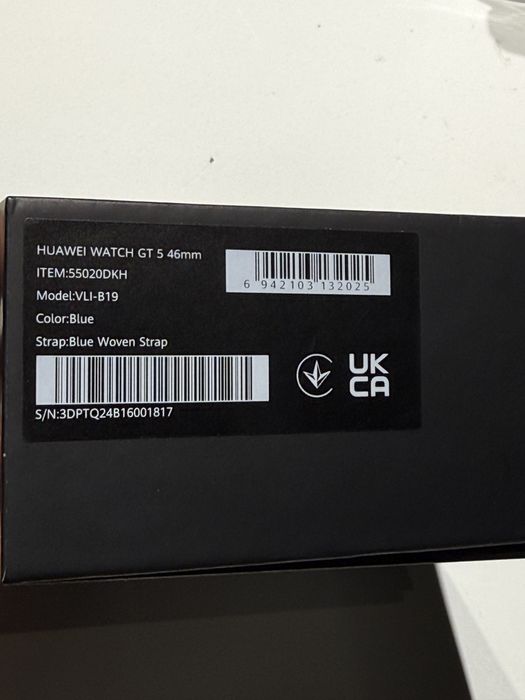 Huawei Watch GT 5 smartwatch – ca nou, autonomie mare, cutie completă