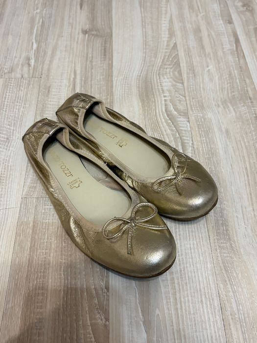 Балетки кожаные Marco Tozzi