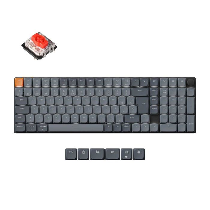 Tastatura mecanica wireless Keychron K17 Max Low Profile