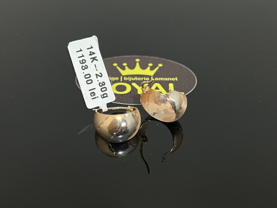 Bijuteria Royal CB : Cercei dama aur 14k 2,30 grame