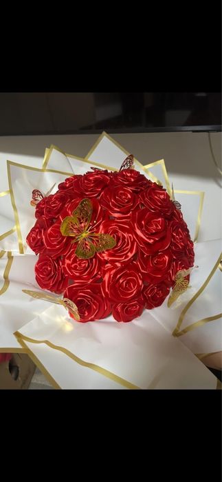 Buchet de florin din sapun 21 trandafiri