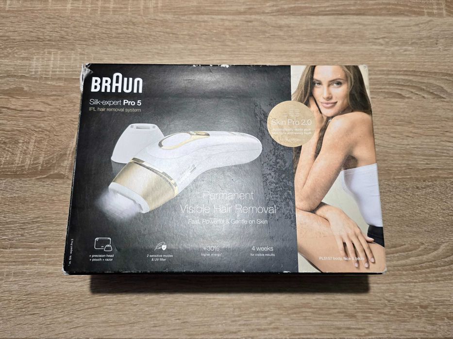 Фотоепилатор Braun Silk-expert Pro 5 (IPL система за трайна епилация)