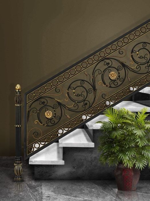Кованые перила от Creative Metall – Эстетика и сила
