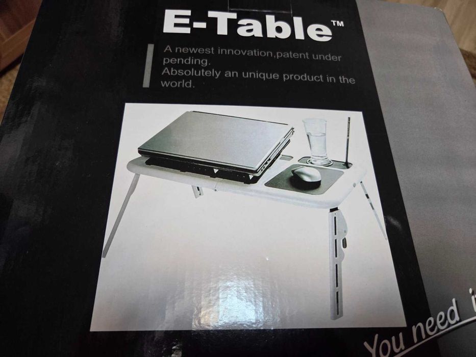 Маса за лаптоп, 2 вентилатора-нова