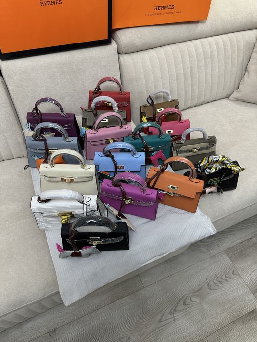 Geanta Hermes Kelly 19cm Piele naturala