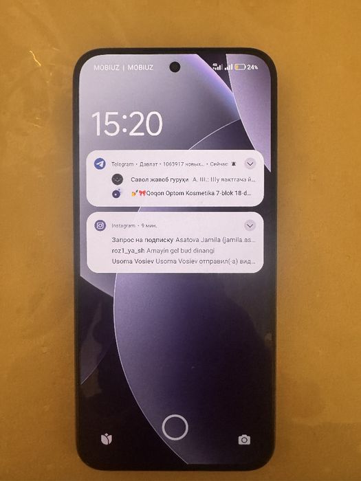 Redmi Not 15 pro 5g Qora rang