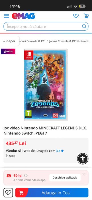 Joc video Nintendo minecraft legends