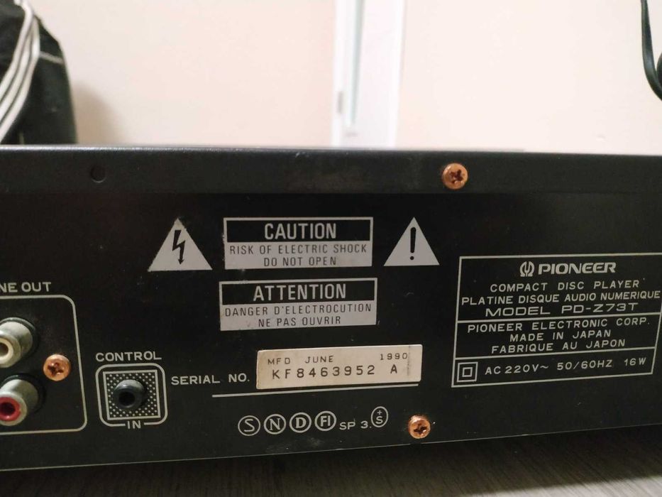 Pioneer pd- z73t