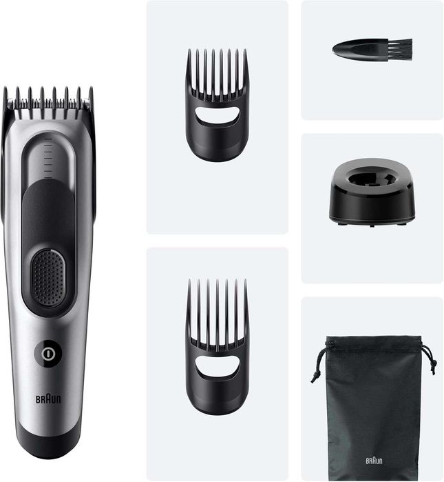 Машинка за подстригване на коса с 5 стилизиращи уреда Braun Series 7 HC7590