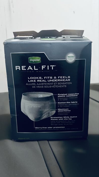 Подгузники depend real fit для взрослых 90шт