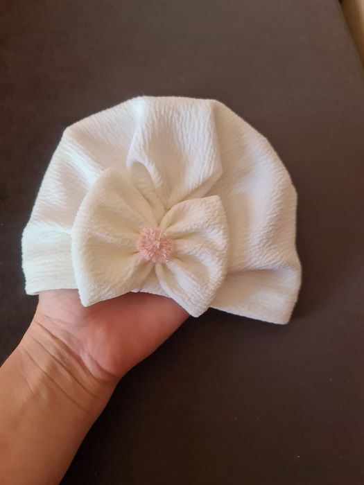 Rochie botez + turban pentru fetițe