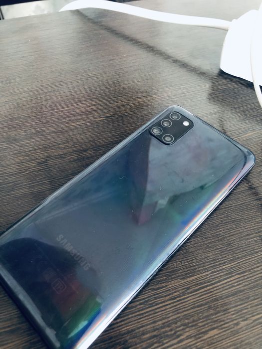 Galaxy A31 темна синяя