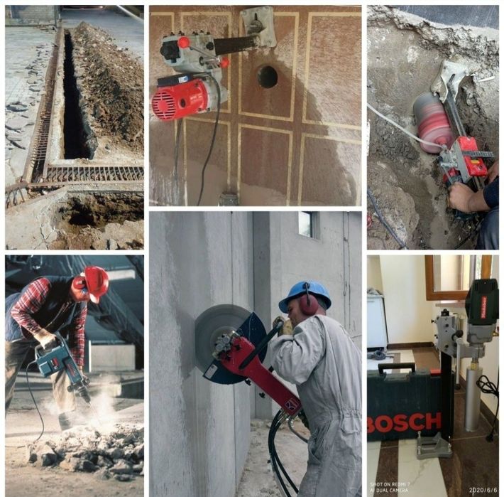 Сносим дома, бурим отверстия, копаем траншеи и режем бетон