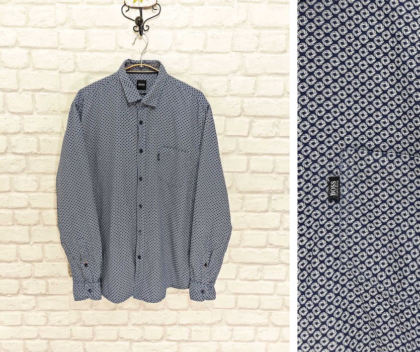 HUGO BOSS Slim fit Оригинална мъжка риза размер L