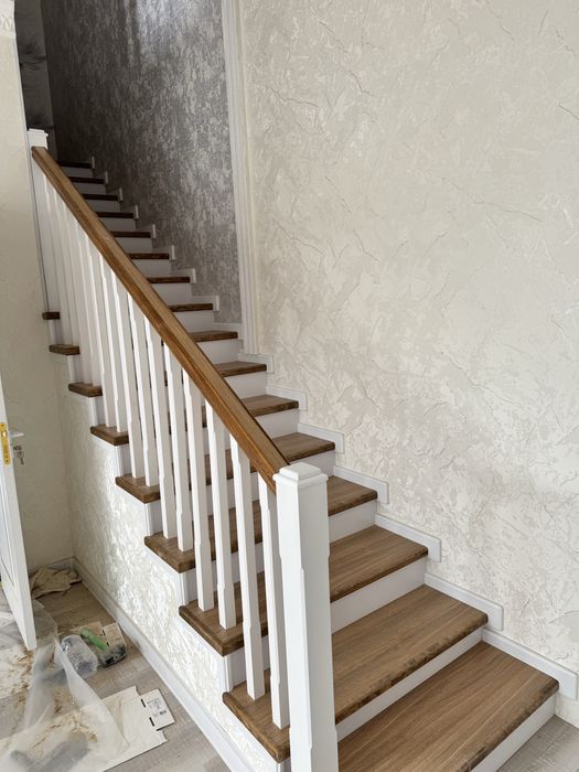 Зина табиий йоғоч ва мдф (ламинат)