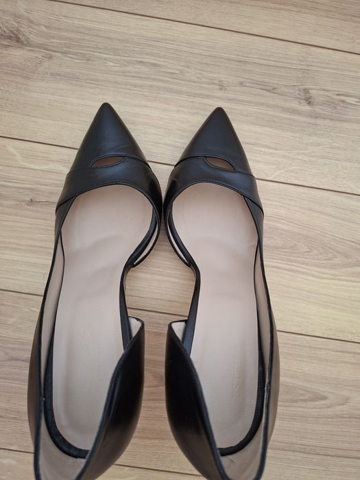 Pantofi stiletto NOI piele naturala