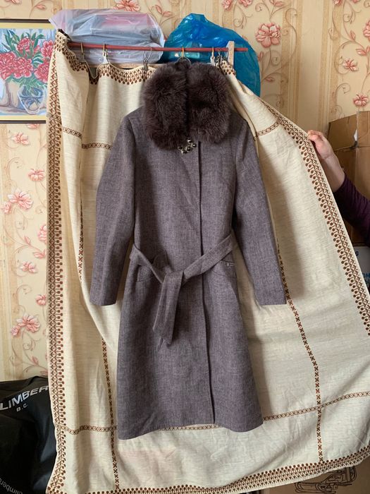 Пальто кашемировое трапеции размер 44