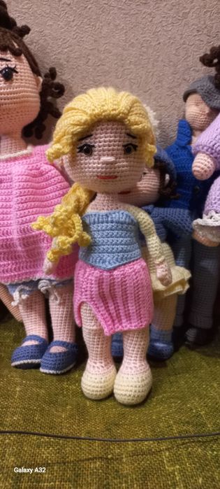 Кукла, вязанная ручная работа