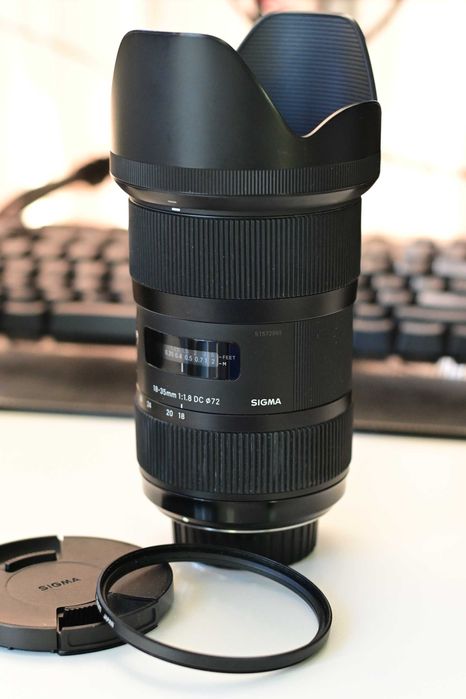 Обектив Sigma 18-35mm f/1.8 DC, F Mount (за Nikon)