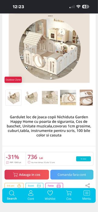 Vand tarc bebelusi