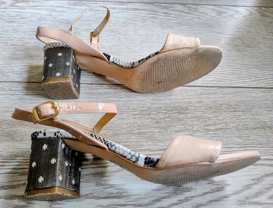 Дамски кожени сандали, френски "Metamorf'Ose", 36,5 EU