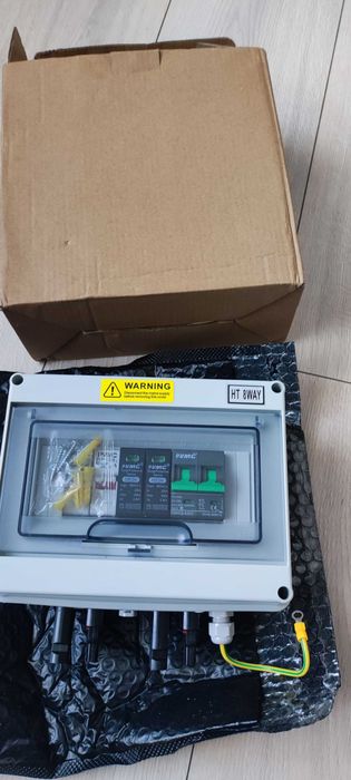 Tablou electric de protectie fulgere complet pentru sistemele Fotovoltaice - Protectie incendii
