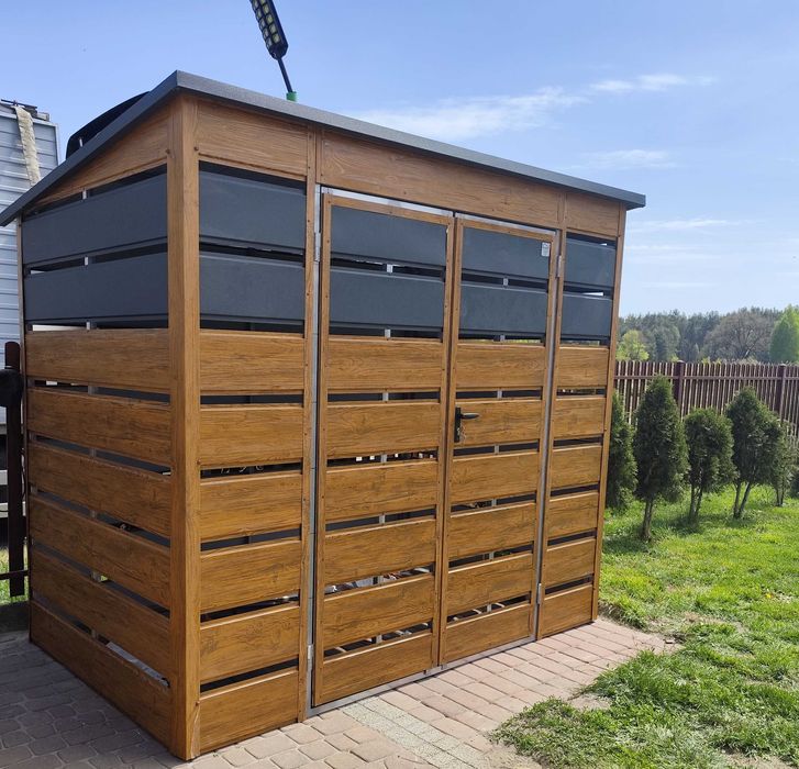 Copertină 3 m × 2 m din panouri • Orice culoare RAL