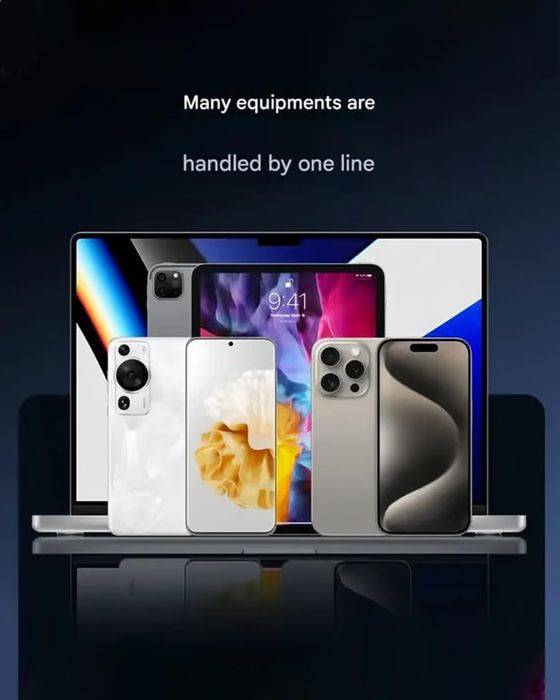 Зарядный кабель-держатель 2-в-1 с невидимым креплением 240w