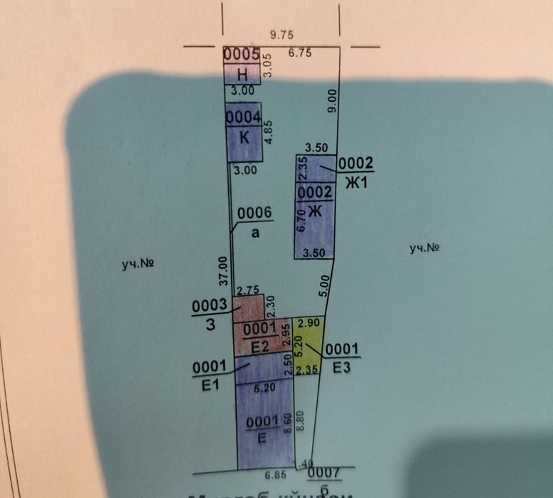 Яшнабад..Мургаб 3,1 сот.3х ком