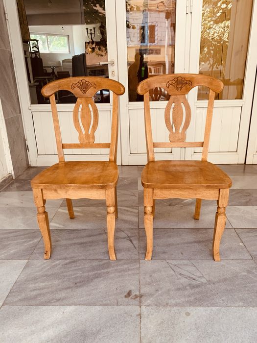 Винтидж трапезни чифт столове