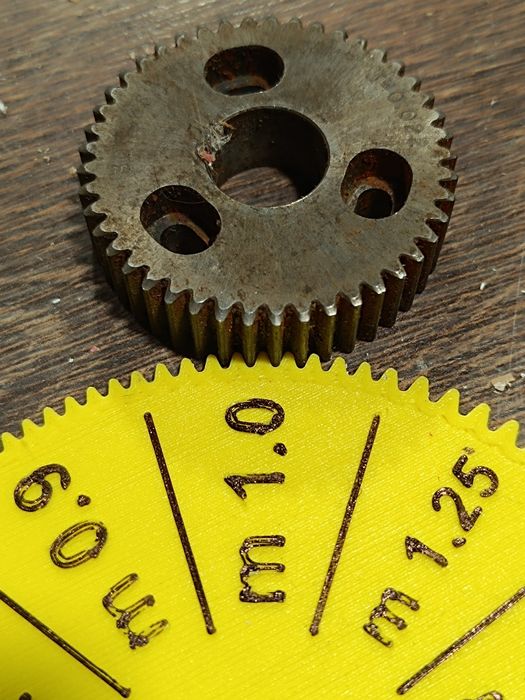 Lera pentru masurat modul roti dințate