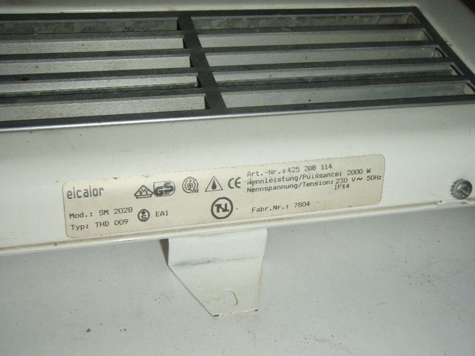 Aeroterma elcalor SM2028 2000W cu termostat si timer