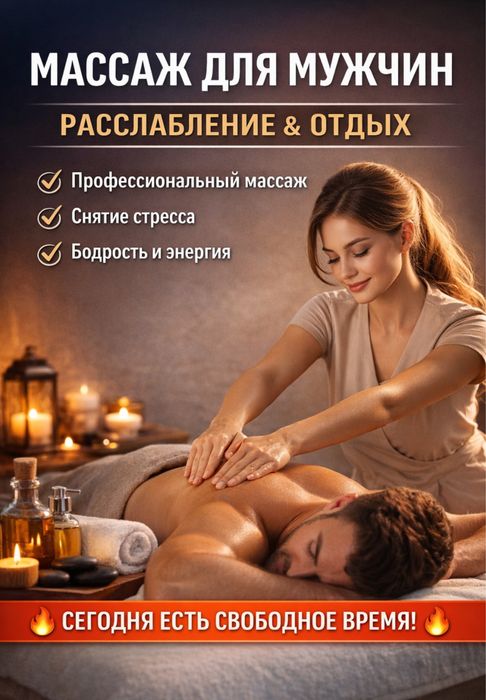 VIP МАССАЖ (ер адамдарға)