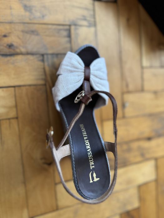 Сандали на платформа Trussardi Jeans