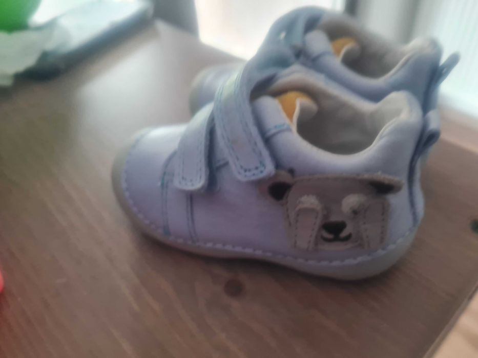 Pantofi noi din piele naturala pentru primii pasi, cu talpa flexibila