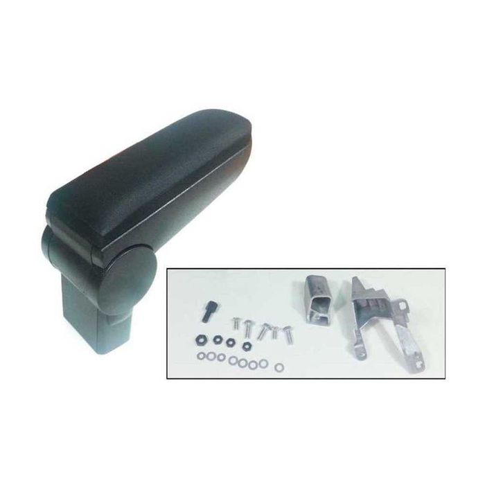 Подлакътник, VW Golf, Bora, Skoda Octavia, Audi A3, текстилен, черен