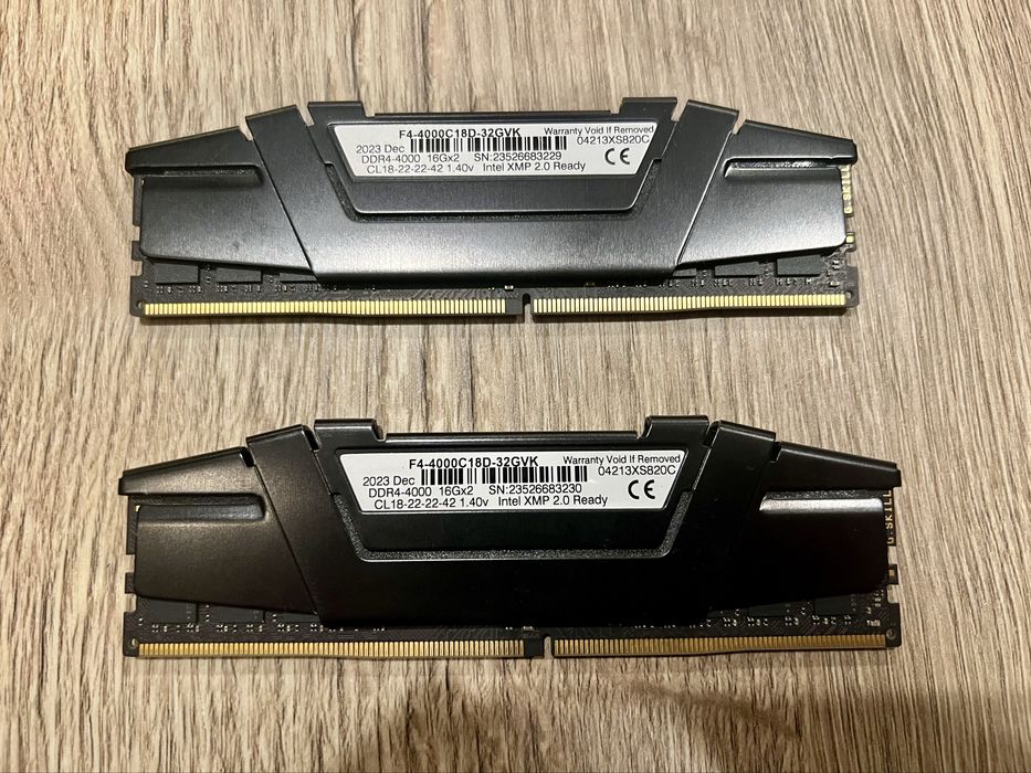 Memorie RAM 32GB - DDR4 -4000Mhz G-Skill RipJaws