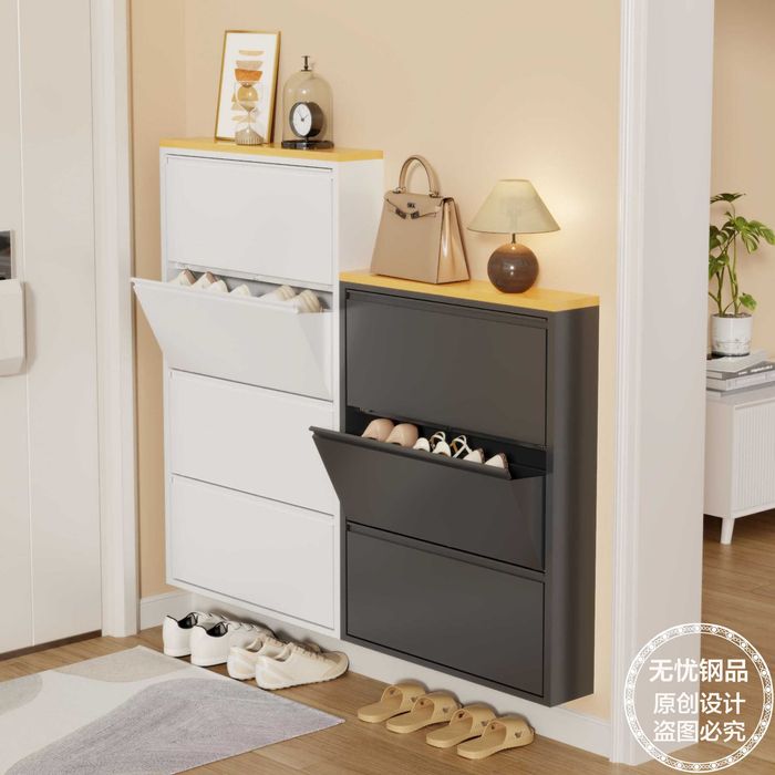 Шкаф для обуви для узкого коридора/ Прочный шкаф для обуви SPCC