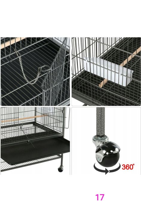 Colivie spațioasă pentru păsări